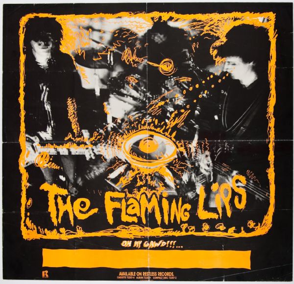 The Flaming Lips "Oh My Gawd!!!..." Original Album Promotion Poster